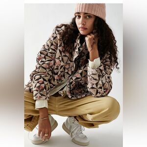 Free People Rustic Cord Parka Jacket Size S